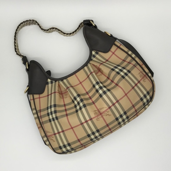 Burberry Haymarket Hobo Bag and Wallet - Picture 2 of 8